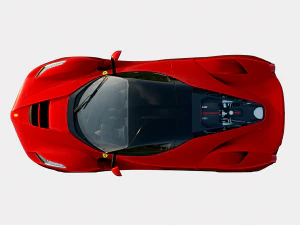 Trim Dasar Ferrari LaFerrari 2014 Model 3D