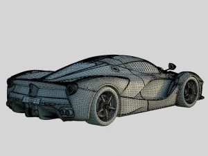 Trim Dasar Ferrari LaFerrari 2014 Model 3D