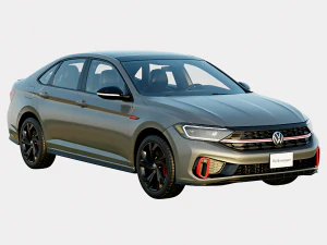 Volkswagen Jetta GLI 2024 Autobahn Spec 3D Model