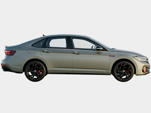 Volkswagen Jetta GLI 2024 Autobahn Spec 3D Model