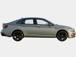 Volkswagen Jetta GLI 2024 Autobahn Spec 3D Model