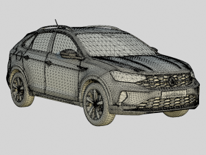Volkswagen Nivus 2024 Highline Spec Model 3D