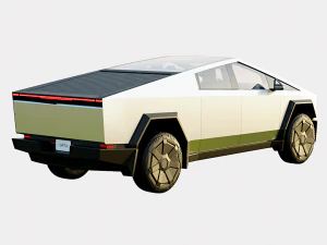Tesla Cybertruck 2024 Production Version 3D Model