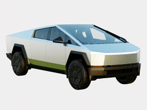 Tesla Cybertruck 2024 Production Version 3D Model