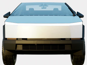Tesla Cybertruck 2024 Production Version 3D Model