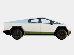 Tesla Cybertruck 2024 Production Version 3D Model