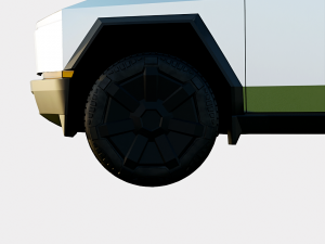 Tesla Cybertruck 2024 Production Version Modèle 3D