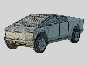 Tesla Cybertruck 2024 Production Version Modèle 3D