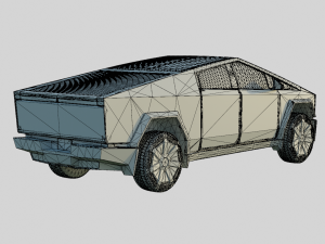 Tesla Cybertruck 2024 Production Version Modèle 3D