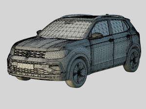 Volkswagen Taigun 2023 GT Plus Spec 3D Model