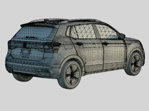 Volkswagen Taigun 2023 GT Plus Spec 3D Model
