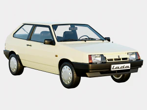 Lada VAZ 2108 1984 91 Spec 3D Model