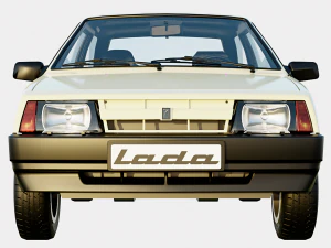 Lada VAZ 2108 1984 91 Spec 3D Model