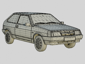 Lada VAZ 2108 1984 91 Spec 3D 모델