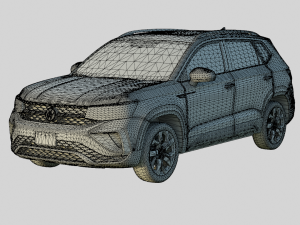 Volkswagen Taos 2024 SE Spec 3D Модель