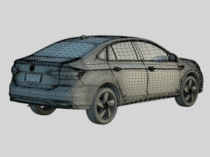 Volkswagen Virtus 2024 Highline Spec Modello 3D