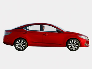 Nissan Sentra 2021 SR Spec 3D Model