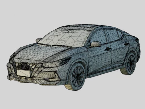 Nissan Sentra 2021 SR Spec 3D Model