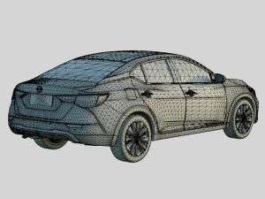 Nissan Sentra 2021 SR Spec 3D Model