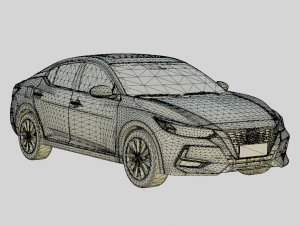 Nissan Sentra 2021 SR Spec 3D Model