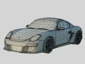 RUF 3400K 2011 Based on Porsche Cayman Type 987 3D-Modell