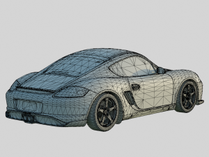 RUF 3400K 2011 Based on Porsche Cayman Type 987 3D-Modell