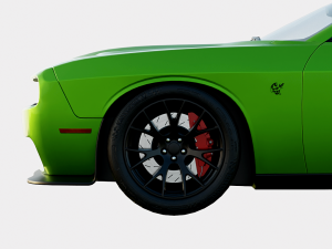 Dodge Challenger SRT 392 2017 3D मॉडल