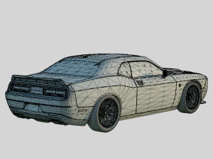 Dodge Challenger SRT 392 2017 3D Model