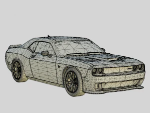 Dodge Challenger SRT 392 2017 3D Model