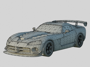 Dodge Viper SRT10 ACR 2008 Modelo 3D