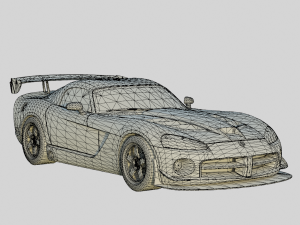 Dodge Viper SRT10 ACR 2008 Modelo 3D