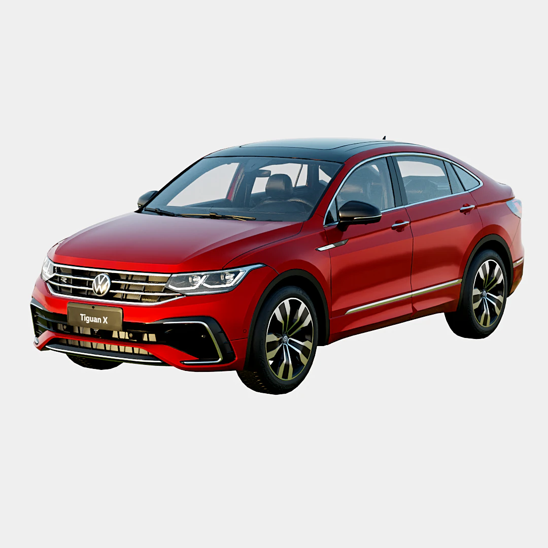 Volkswagen Tiguan X 2021 R Spec 3D Model .c4d .max .obj .3ds .fbx .stl .blend 