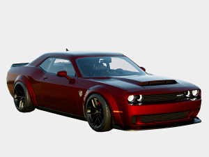 Dodge Challenger SRT Hellcat Widebody 2018 3D Model