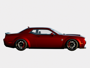 Dodge Challenger SRT Hellcat Widebody 2018 3D Model