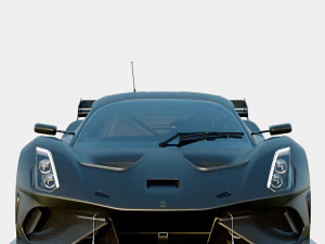 Brabham BT62 2018 Road Legal Version 3D Model