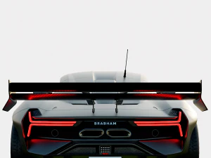 Brabham BT62 2018 Road Legal Version 3D Model