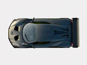 Brabham BT62 2018 Road Legal Version 3D Model