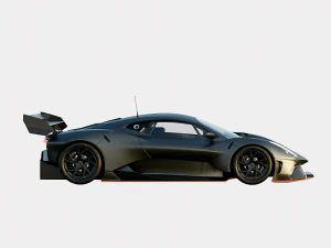 Brabham BT62 2018 Road Legal Version 3D Model