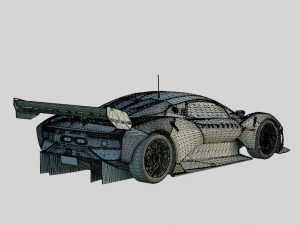 Brabham BT62 2018 Road Legal Version 3D Model