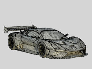 Brabham BT62 2018 Road Legal Version 3D मॉडल