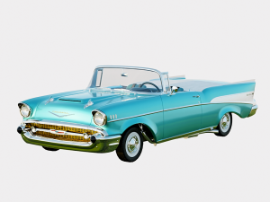 Chevrolet Bel Air 1957 Convertible 3D Model