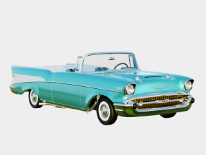 Chevrolet Bel Air 1957 Convertible 3D मॉडल