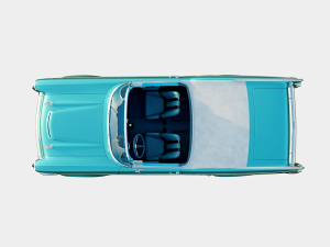Chevrolet Bel Air 1957 Convertible 3D मॉडल