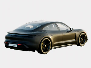 Porsche Taycan Turbo S 2020 3D Model
