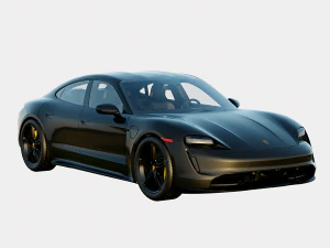Porsche Taycan Turbo S 2020 3D Model