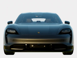 Porsche Taycan Turbo S 2020 3D Model