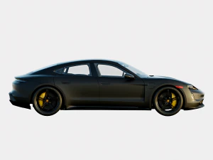 Porsche Taycan Turbo S 2020 3D Model