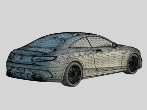 Mercedes-AMG S63 4Matic 2020 Coupe 3D Model