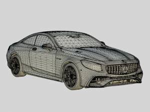 Mercedes-AMG S63 4Matic 2020 Coupe 3D Model