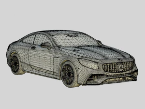 Mercedes-AMG S63 4Matic 2020 Coupe 3D Model